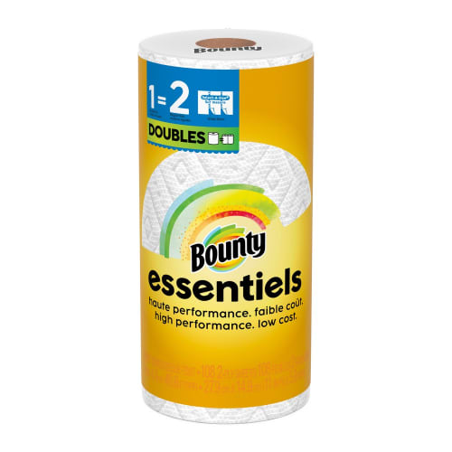 Bounty Essentials, Double Roll Select-A-Size, 24 rouleaux, 108 feuilles